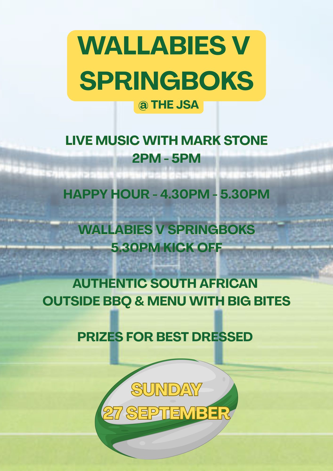 Wallabies v Springboks